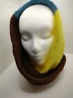 Winter Unisex Knit Scarf Wrap Infinity Cowl Handmade Cold Weather Gear
