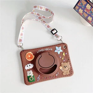 Kids Shockproof Stand Case Cover with Strap For iPad 5 6 7 Air 1 2 3 4 5 Pro 11 - Picture 1 of 130