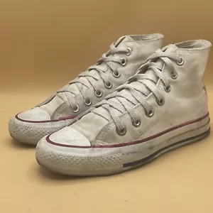 Vintage Hi-Top Converse White Chuck Taylor All Stars Size 3 Made in USA! - Picture 1 of 16