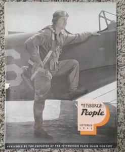 1942 Pittsburgh People Magazine PPG Publication VTG Pennsylvania - Picture 1 of 12