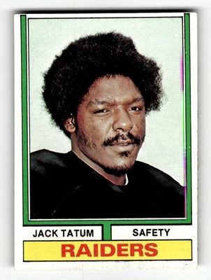 1974 Topps #14 Jack Tatum - Image 1 of 2