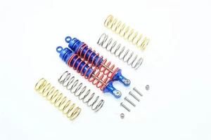 GPM Alu Dämpfer hinten 102mm blau Traxxas Rustler Slash Hoss 4x4 incl. 3x Federn - Bild 1 von 1