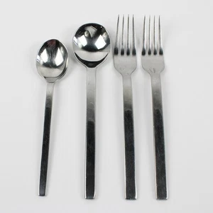 Lot Of 4 Splendide Anglique (Stainless) Flatware Forks Soup Spoon Tablespoon - Picture 1 of 5