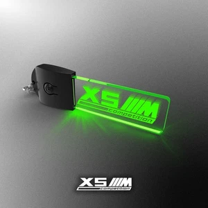 BMW X5M Competition LED Light Keyring / Keychain-7 Colour-Car Logo-Badge M Power - Picture 1 of 10