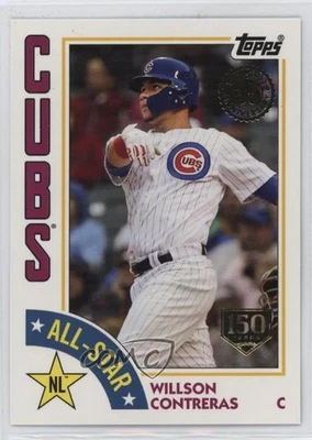 2019 Topps 1984 Baseball All-Stars 150th Anniversary /150 Willson Contreras - Image 1 of 2