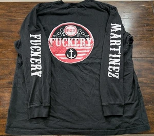 Carhartt Long Sleeve T-Shirt 2XL Custom "FUCKERY" Martinez Streetwear Oversized  - Picture 1 of 13