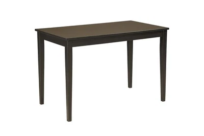 Kimonte Rectangular Dining Room Table, Black - Изображение 1 из 4