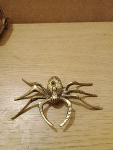 Vintage Brass Wall Spider - Picture 1 of 4