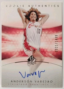 2004-05 SP Authentic #158 Anderson Varejao Rookie Autograph 0021/1499 NM-MINT RC - Picture 1 of 5