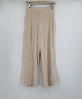 Camiseta blanca perfecta para mujer marfil azúcar acebo terciopelo pierna ancha pantalones deportivos talla XL NUEVO CON ETIQUETAS Foto 1 de 3