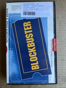 Sugar & Spice VHS Spanish Subtitled Blockbuster Rental Case & Cover Hardshell  - Picture 1 of 5