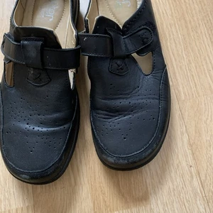 Hotter Comfort Concept Ladies Slip-On Shoes, Size UK 7 Black Leather - Picture 1 of 4