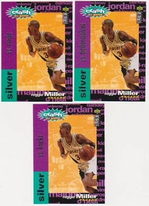 3 Diff 1995-96 Collector's Choice Crash The Game SILVER Reggie Miller #C24 Cards - Picture 1 of 2