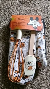 Disney 3-teiliges Küchenset Mickey Mouse Halloween mit Ofenhandschuh, Spatel & Schneebesen - Bild 1 von 3