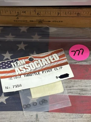 Team Associated 7558 Throttle Pivot Clip {5pc} NEW USA SHIPPED - Image 1 of 2