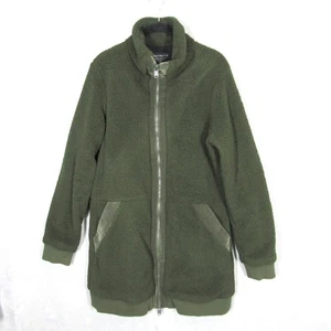 Athleta Jacke grün Damen M T Medium Tall Tugga Sherpa Fleece Full Zip - Bild 1 von 10