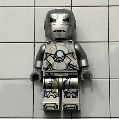LEGO Marvel Avengers Iron Man Mark 1 Armor Minifigure with Clear Head F5 19 - Image 1 of 2