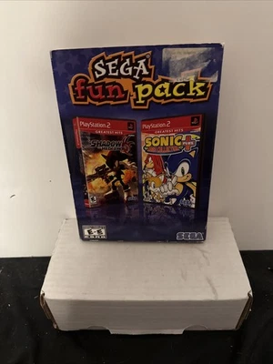 Sega Fun Pack Shadow The Hedgehog And Sonic Mega Collection + PS2 RARO Foto 1 de 4