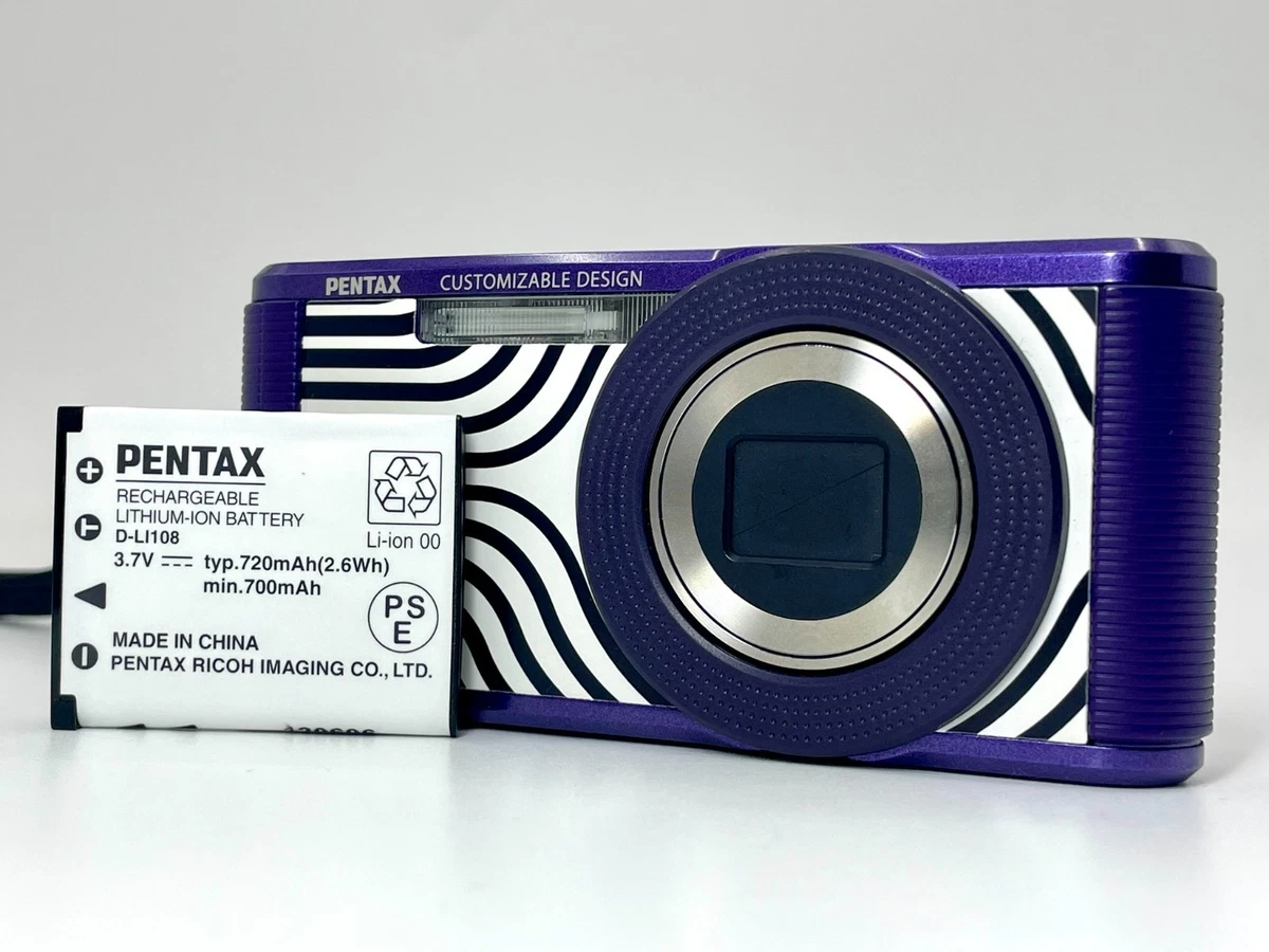 Near Mint] PENTAX Optio LS465 Purple 6MP 5x Compact Digital Camera