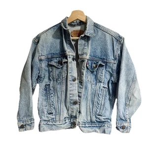 Vintage 80s Levi’s Type 3 Denim Trucker Jacket Size Med Made In USA - Picture 1 of 7