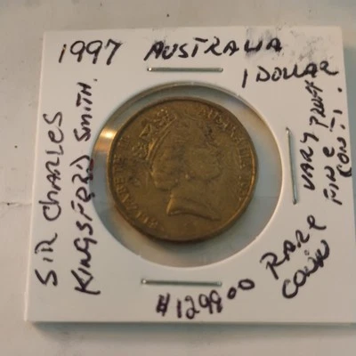 1997 Australian $1 Coin Made A Bronze Very Fine Rare Coin  - Image 1 of 4