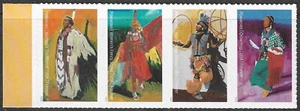 USA Sc. 5981b (F) Powwows 2025 MNH H tira de 4 - Imagen 1 de 1