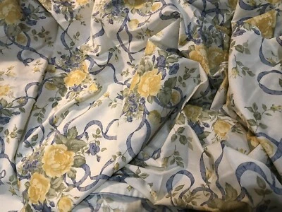 Home Treasures Italy New 1pc Queen Sheet 100% Pinted Cotton  Percale Italy - Image 1 of 4