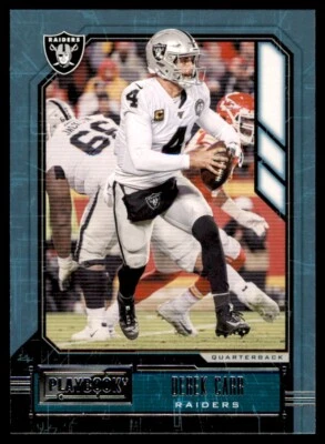 2020 Panini Playbook derek carr Las Vegas Raiders #6 Base - Image 1 of 2