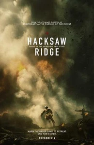 HACKSAW RIDGE - 13,25""x20"" póster de película promocional original SDCC 2016 Andrew Garcia - Imagen 1 de 1