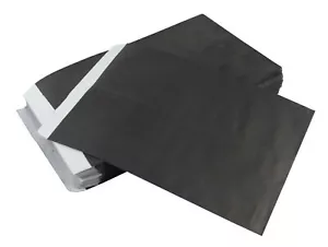 Grande Sacchetti Regalo di Carta Nera Busta Festa Buon Dolce Bomboniera Sacchetto (8,5x11 Pollici) - Foto 1 di 7