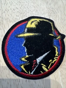 Vintage Dick Tracy Felt Embroidered Patch - Picture 1 of 8