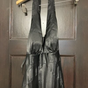 MORGAN & CO Womens Black Sleeveless Maxi Formal A-Line Dress 9/10 - Picture 1 of 9