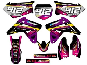 2007 RMZ 450 SURGE Purple Senge Graphics Kit Compatible with Suzuki - Picture 1 of 10