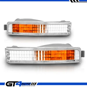 For 1990-1991 90 91 Honda Accord LX/DX/EX/EX-R Bumper Lamps Turn Signal Lights - Picture 1 of 4