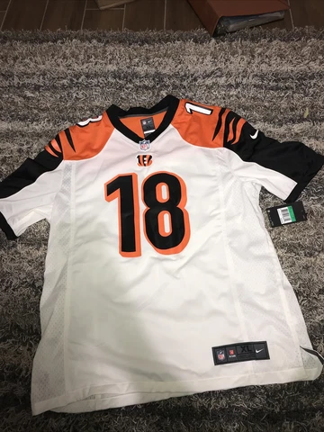 NIKE Men's Football Jersey Cincinnati Bengals AJ Green 912215-102 Size XL Cover