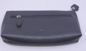 ETIENNE AIGNER CLUTCH SCHWARZ RINDSLEDER, SCHMINKTASCHE, SEITENTASCHE, HANDTASCHE - Bild 1 von 5