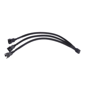 H78 4pin PWM Cable Adapter PC Fan Splitter 1x Socket 3x Plug 1:3 Distributor - Picture 1 of 8