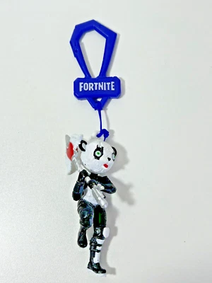 Fortnite Keychain Bagtag Clip PANDA Team Leader 2019 Epic Games Zag Toys - Image 1 of 4