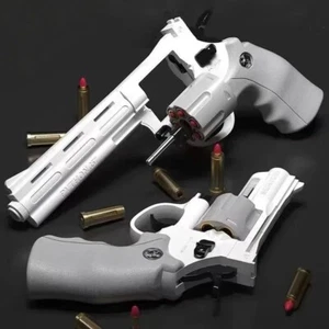Continuous Firing ZP5 357 Revolver Launcher Pistol Soft Dart Bullet Toy Gun CS O - Picture 1 of 10
