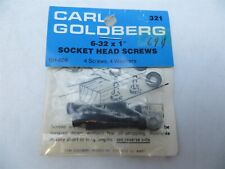 RC Airplane Model Parts - Carl Goldberg #321, 6-32 x 1" Socket Head Screws 4 Set