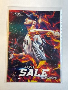 Chris Sale 2017 Topps Fire Flame Throwers Insert Foil #FF-7 Boston Red Sox