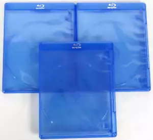 10 x Official Viva Elite 1-Disc Blu-ray Premium Replacement Case Blue - New - Foto 1 di 3