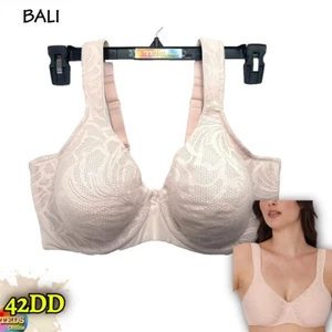 NWOT Bali Womens 42DD Coolest Smoothing Underwire Minimizer Bra DF4584 Sandshell - Picture 1 of 9