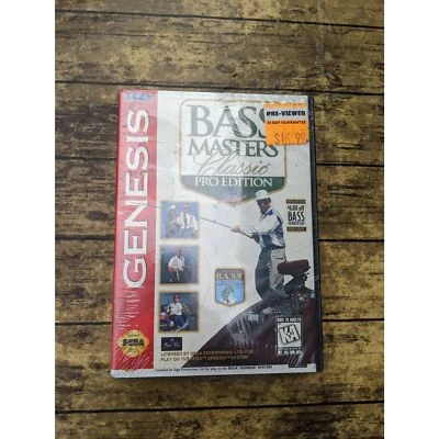 ¡RESELLADO! Juego Bass Masters Classic Pro Edition Sega Genesis ¡VER DESCRIPCIÓN! Foto 1 de 4