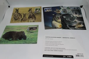 2009 AUSTRALIAN BUSH BABIES STAMP MAXI CARDS SET OF 4 - Picture 1 of 1