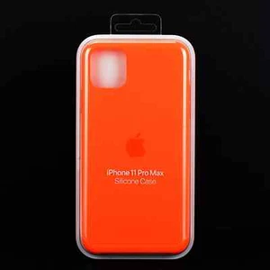 Original Apple Silicone Snap Case Cover Skin For iPhone 11 Pro Max Vitamin C - Photo 1 sur 4