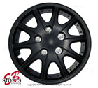One Set (4pcs) of Matte Black 14 inch Rim Wheel Skin Cover Hubcap 14" Style#005
