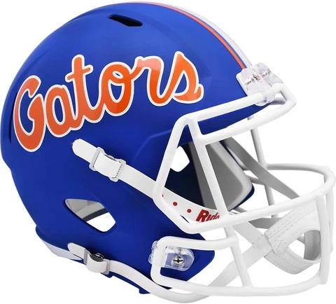 Florida Gators Riddell Blue Speed Helmet Fanatics Authentic Certified Cover