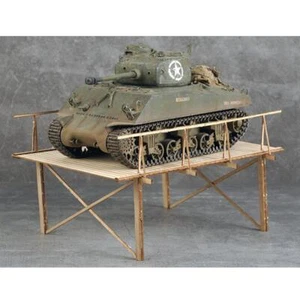 Scale Dioramas Tank Wooden Bridge Model DIY Scene Layout - Picture 1 of 10