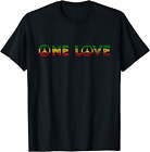 One Love Rasta Reggae Music Rastafarian Lover Jamaica Peace T-Shirt
